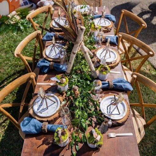 Wooden Farm Table - Image 6