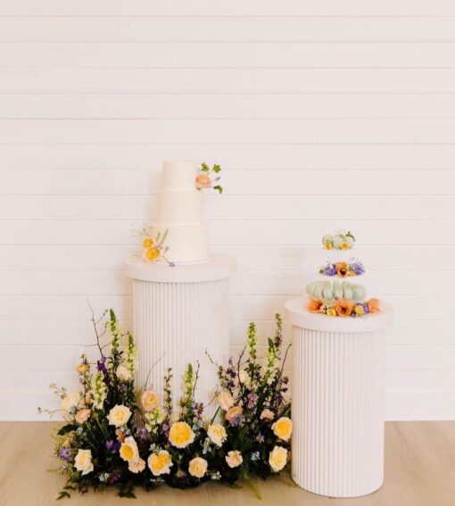 Plinths and florals