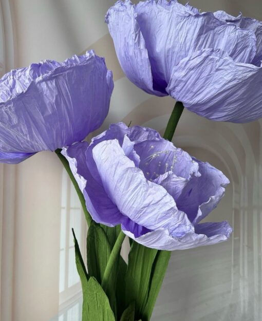 image of 3 Lilac Giant Flowers