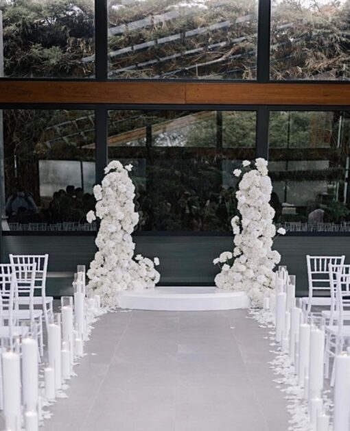 All White Floral Arrangement