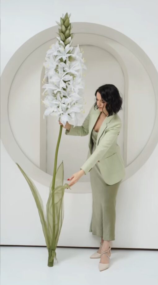 Giant White Camassia Flower